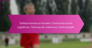 Defesa Homem-a-Homem: Confrontos entre jogadores, Técnicas de cobertura, Comunicação